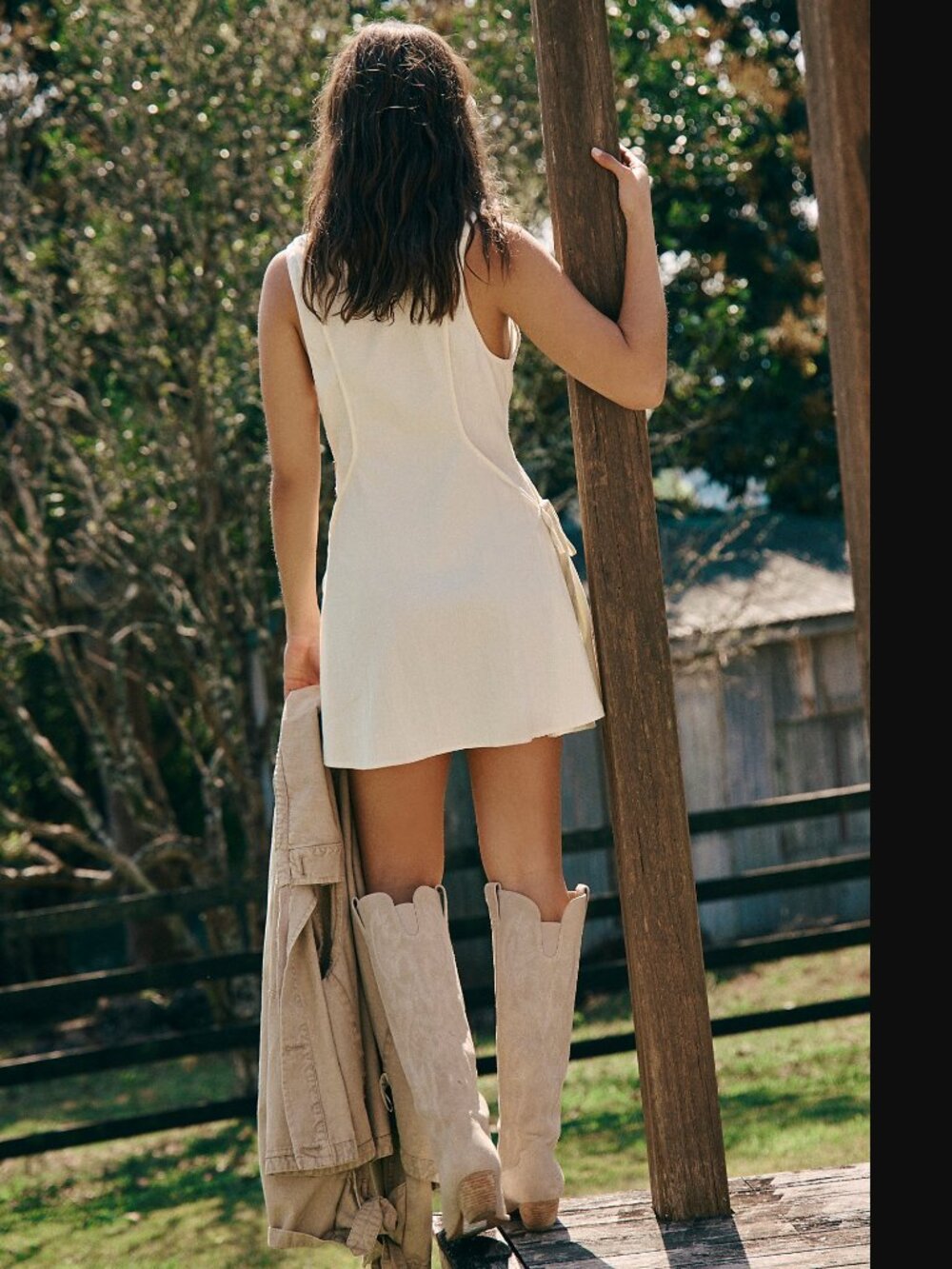 Free People Women Fall Clouds Forever Fancy Mini Dress Size S or M NWT - Picture 4 of 7